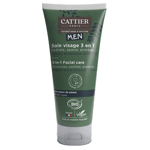 Men Soin Visage Homme 3 en 1 Bio 50ml 3