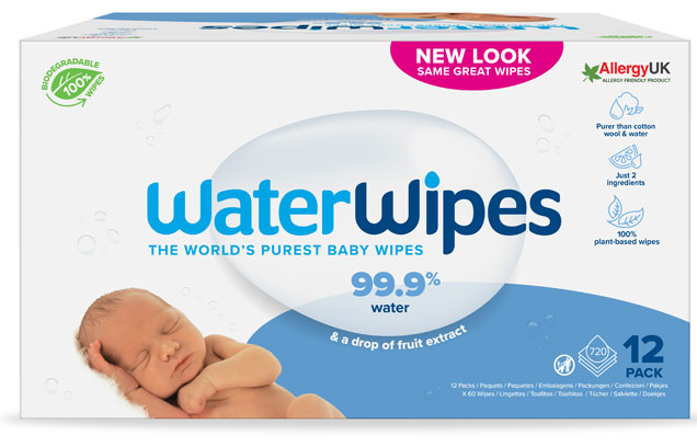 Waterwipes Bio Toallitas Para Bebés Box 12x60 Unidades