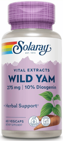 Solaray Mujer Wild Yam 60 Cápsulas - Imagen 3