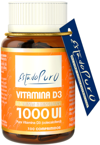 Estado Puro Vitamina D3 1000 UI 100 Comprimidos