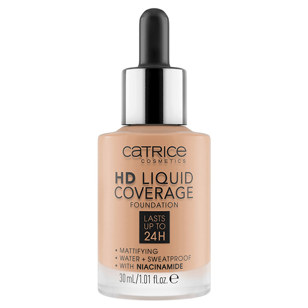 Visage HD Liquid Coverage Fond de Teint N°040 Warm Beige 30ml