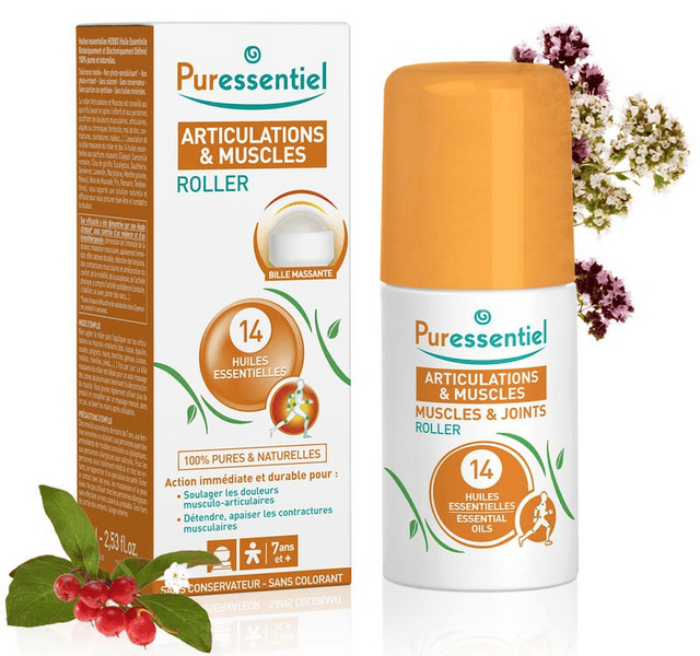 Puressentiel Roller Articulaciones y Músculos 14 Aceites Esenciales 75 ml