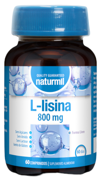 Naturmil L-Lisina 800 Mg 60 Comprimidos