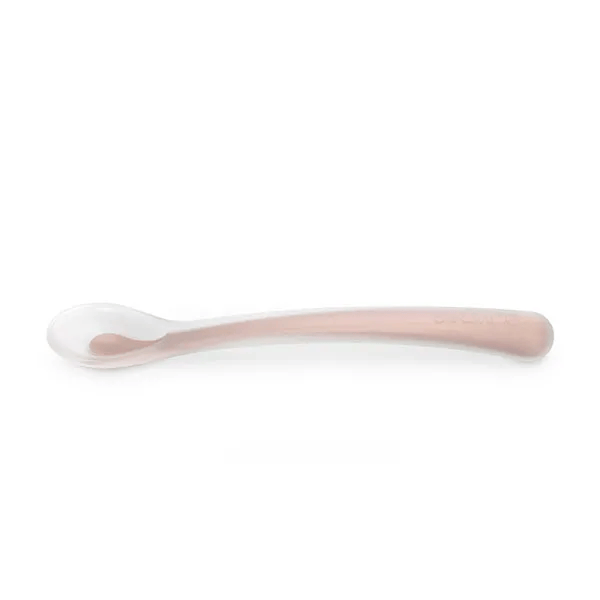 Cuillère Silicone Enfant Rose