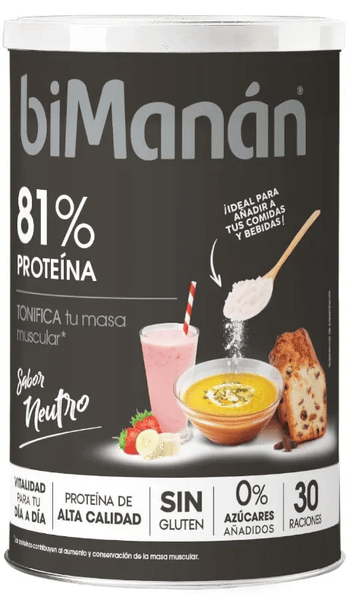 Bimanán® Bimanán Proteína 81% Sabor Neutro 300 G - Imagen 2