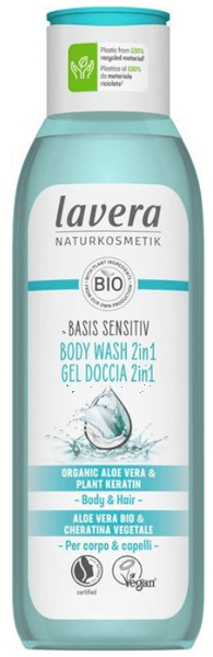 Lavera Basis Sensitiv Gel & Champú 2 en 1 250 ml