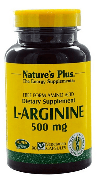 Nature's Plus L-Arginina Natures Plus 500mg 90 cápsulas
