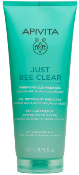 Apivita Just Bee Clear Gel Limpiador Purificante 200 ml