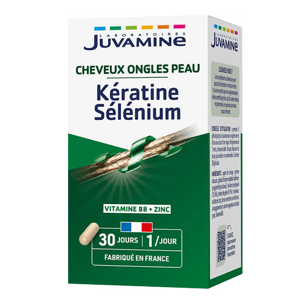 Kératine et Sélénium 30 gélules 2