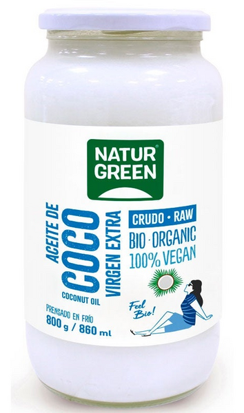 NaturGreen Aceite De Coco Virgen Bio 860ml / 800gr