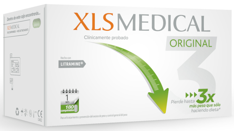 Xls Medical Original Captagrasas 180 Comprimidos