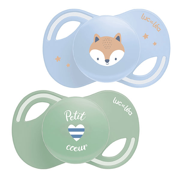 Collection 2 Sucettes Anatomiques Tetine Extra-slim 0-6 mois Renard 4