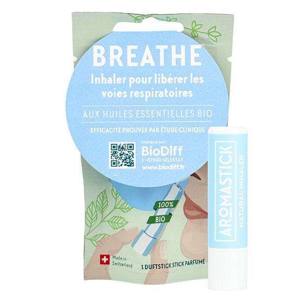 Breathe – Inhaleur d'huiles essentielles Bio– Respiration Allergies