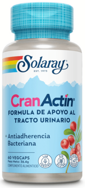 Solaray Cranactin 60 Cápsulas Vegetales