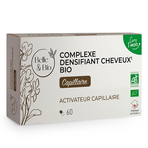Cheveux & Ongles Complexe Densifiant Cheveux Bio Cure 1 mois 60 gélules