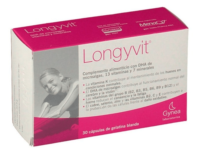 Longyvit 30 Cápsulas De Gelatina Blanda