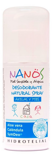 Hidrotelial Nanös Desodorante Spray Natural Axilas Y Pies 75ml