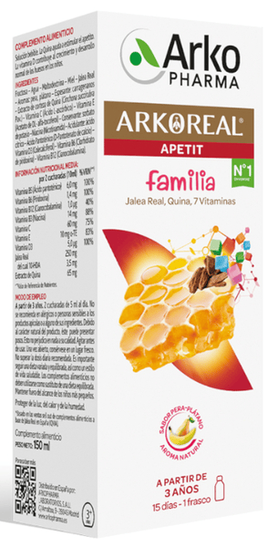 Arkopharma 5 X Arkoreal Apetit Junior Jarabe 150 Ml - Imagen 2
