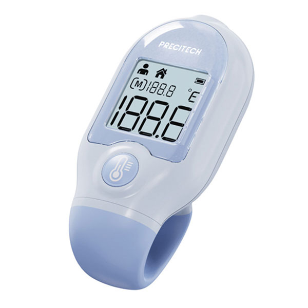 Horizane Santé Précitech - Mini Thermomètre sans contact - Couleur bleu