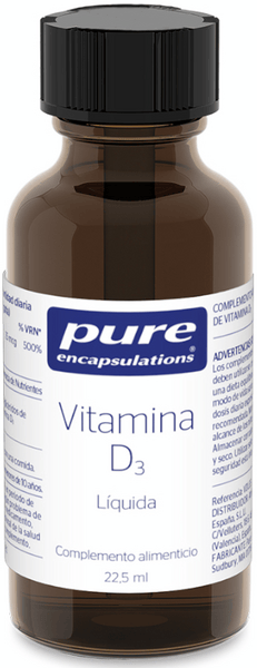 Pure Encapsulations Vitamina D3 Líquida 22,5 ml