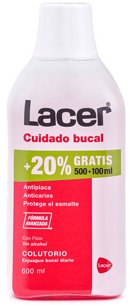 Lacer Colutorio Enjuague Bucal Diario Anticaries 600 ml