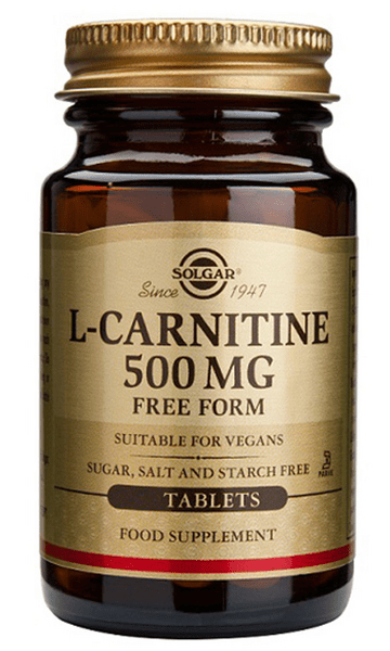 Solgar L-Carnitina 500 Mg 60 Comprimidos