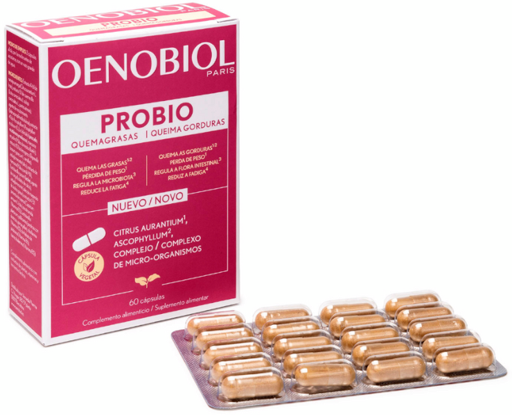 Oenobiol Probio Quemagrasas 60 Cápsulas
