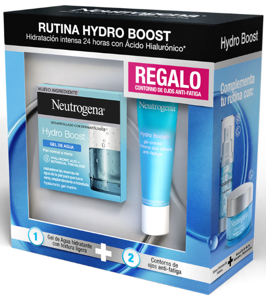 Neutrogena Pack Hydro Boost Gel De Agua 50ml+  Regalo Contorno 15ml