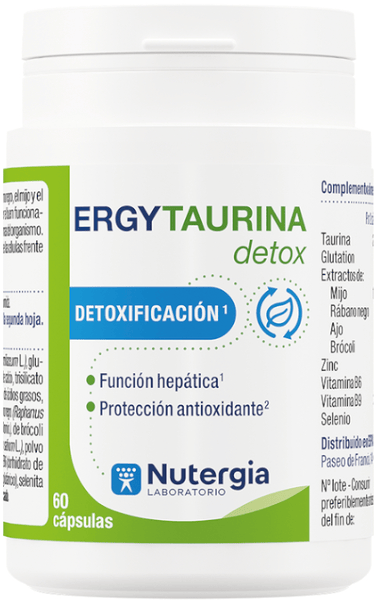 nutergia ergytaurina detox 60 capsulas