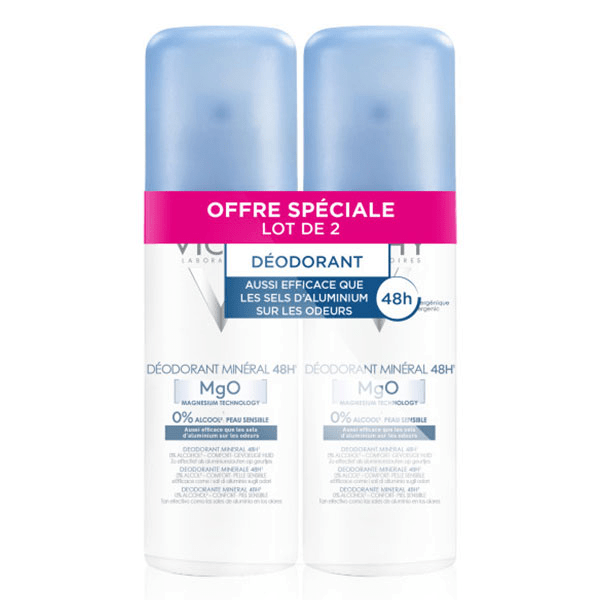 Déodorant Minéral 48h Spray Lot de 2 x 125ml 3