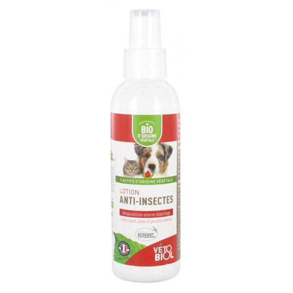 Meilleurs prix pour Vétobiol Antiparasitaire Lotion Anti-Insectes Bio 125ml