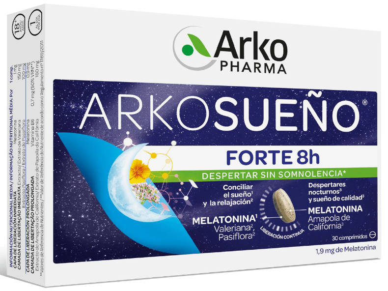 Arkopharma Chicas Arkosueño Forte 8H 30 Comprimidos Bicapa
