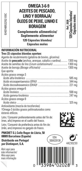 Solgar Omega 3-6-9 120 Perlas