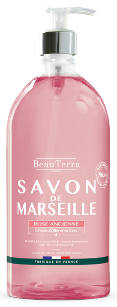 Beauterra Jabón De Marsella Rosa Antigua 1 L