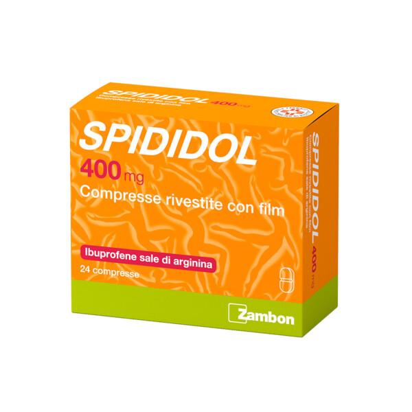Spididol 400 mg Ibuprofene Sale di Arginina Analgesico 24 Compresse Rivestite