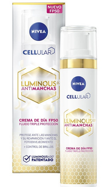 Nivea Cellular Luminous 630 Crema Antimanchas Día SPF50 40ml