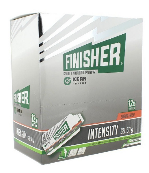 Finisher Intensity Gel Sabor Fresa 12 Uds X 50 Gr