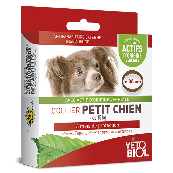 Comparer les prix de Vétobiol Antiparasitaire Collier Petit Chien