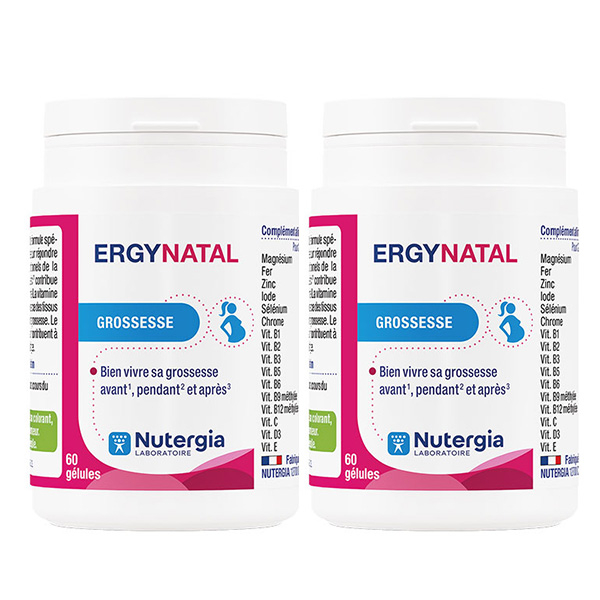Ergynatal Grossesse femmes enceintes Cure de 3 mois Lot 3 x 1 mois