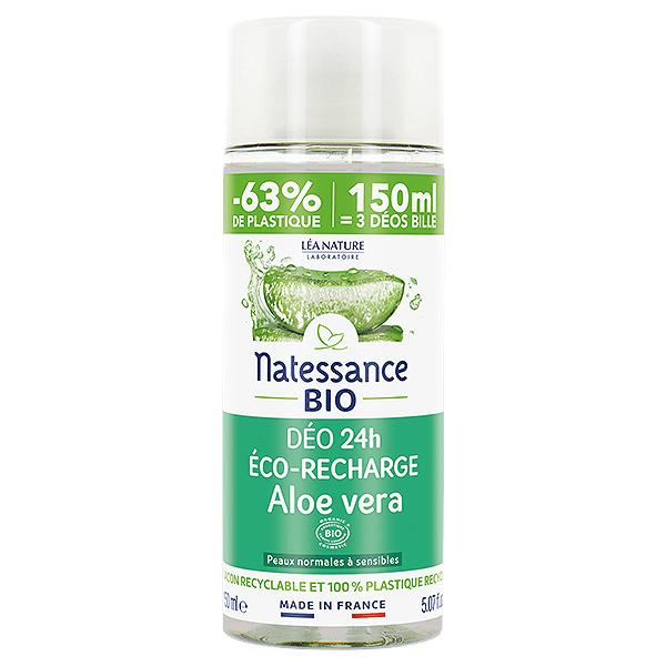 Déodorant Bio Déodorant 24h Aloe Vera Eco-Recharge 150ml 4