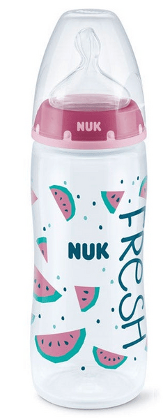 Nuk Biberón FC+ PP Fruits 6-18m Silicona Talla XL 360 ml Fresh 1 ud
