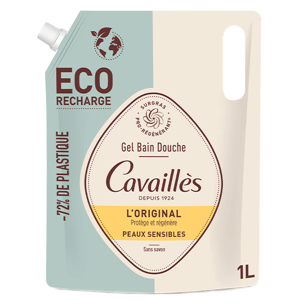 Rogé Cavaillès Gel Bain Douche Surgras L'Original Éco-Recharge 1L 5
