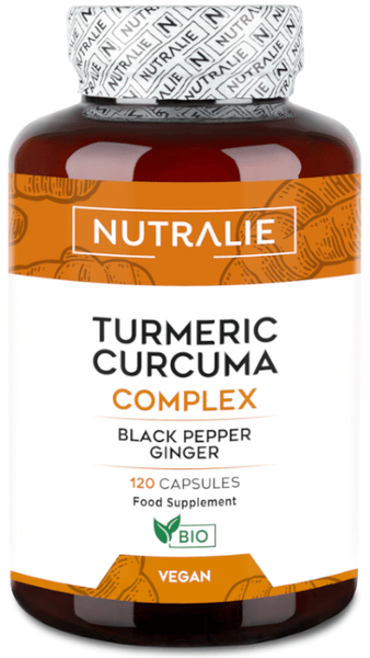 Nutralie Negra Cúrcuma Complex Jengibre Y Pimienta Orgánica 120 Cápsulas