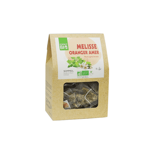 Sommeil Mélisse Oranger Amer à Infuser 15 Pyramides