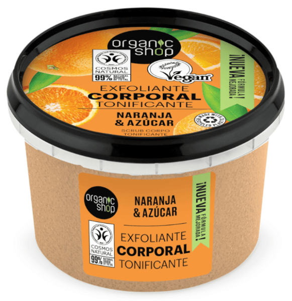 Organic Shop Exfoliante Corporal Tonificante Naranja 250 ml