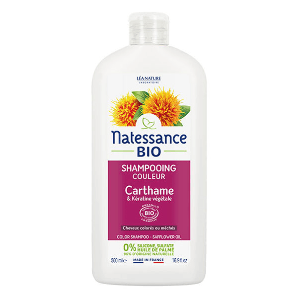 Shampoing Couleur Carthame & Kératine Bio 500ml 5