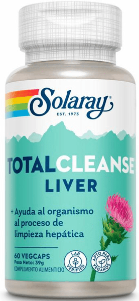 Solaray Total Cleanse Liver 60 Cápsulas Vegetales