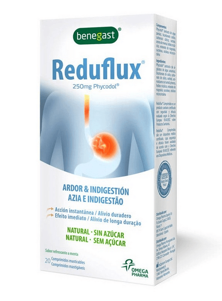En Oferta Benegast Reduflux Masticables Contra La Acidez 20 Comprimidos