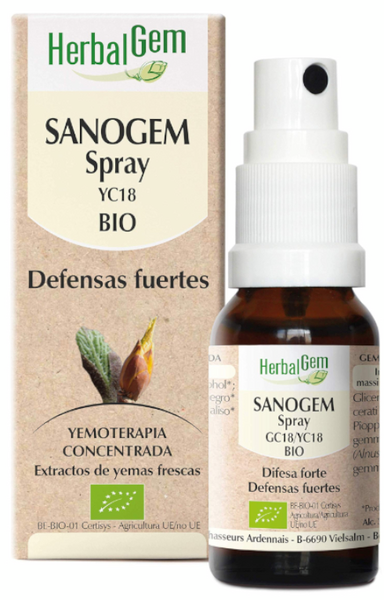 HerbalGem Sanogen Spray Bio Defensas Fuertes 10ml