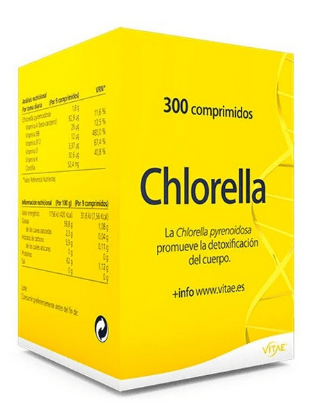 Vitae 3 X Chlorella 300 Comprimidos De 200 Mg - Imagen 2